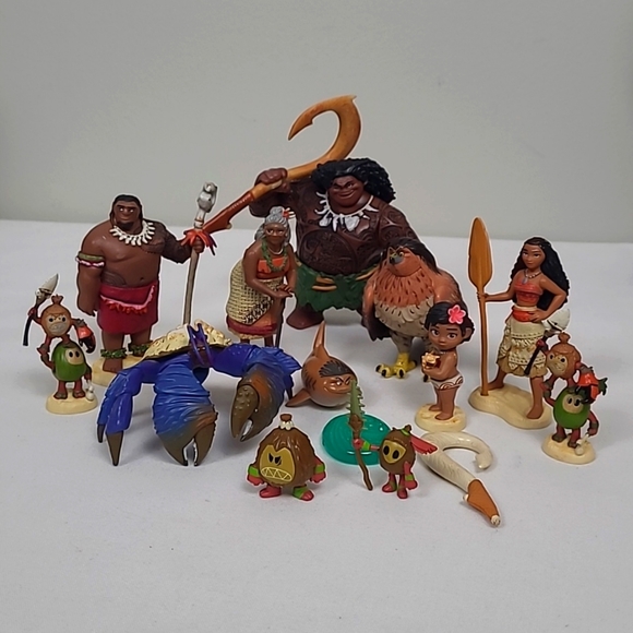 Disney Toys Disney Store Jakks Moana Toy Figures Tui Tomatoa Crab